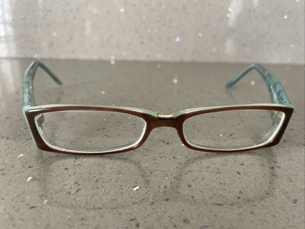 Takumi T9594 Rectangular EYEGLASSES FRAMES ONLY 52-16-135 10 Full Rim Brown Blue